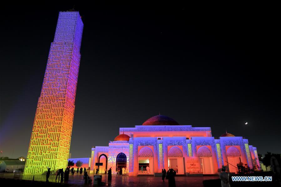 Spectacle lumineux aux Emirats arabes unis