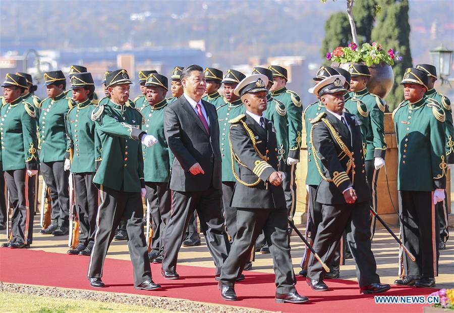 La Chine et l'Afrique du Sud s'engagent à faire progresser leur partenariat stratégique global