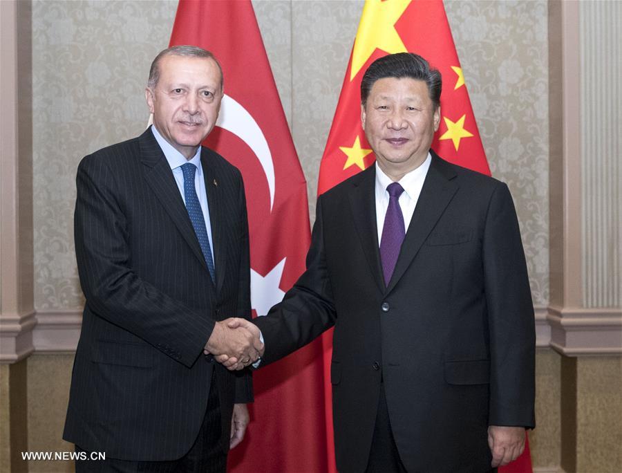 Xi Jinping et Recep Tayyip Erdogan conviennent de renforcer la coopération sino-turque