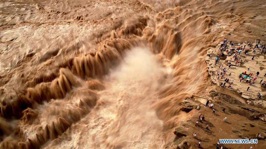 Chine : cascade de Hukou au Shanxi