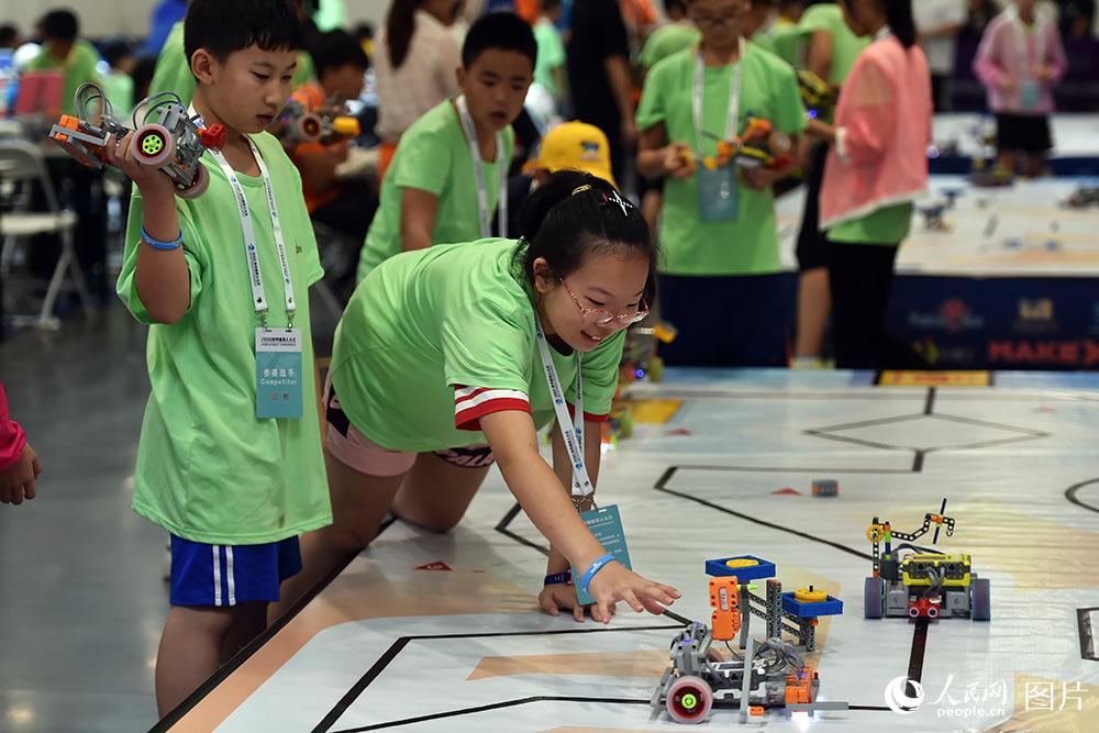 Ouverture du salon mondial du robot 2018 à Beijing