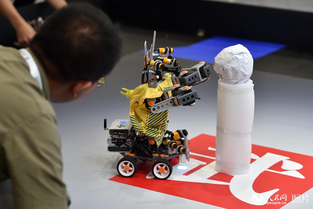 Ouverture du salon mondial du robot 2018 à Beijing