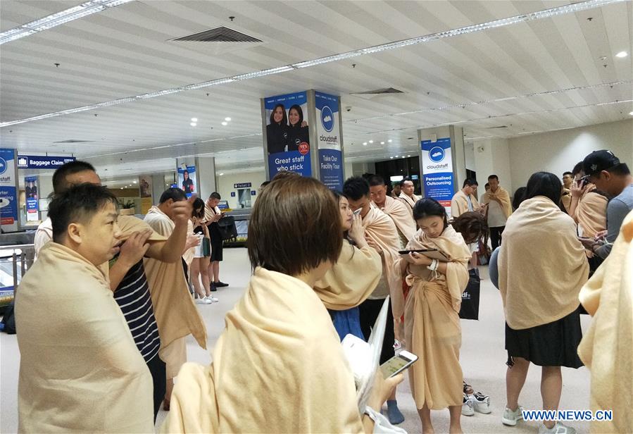 Un avion de la compagnie chinoise Xiamen Airlines sort de piste à l'atterrissage à l'aéroport de Manille