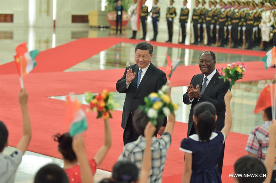 La Chine et la C?te d'Ivoire conviennent de promouvoir les relations bilatérales à un niveau plus élevé