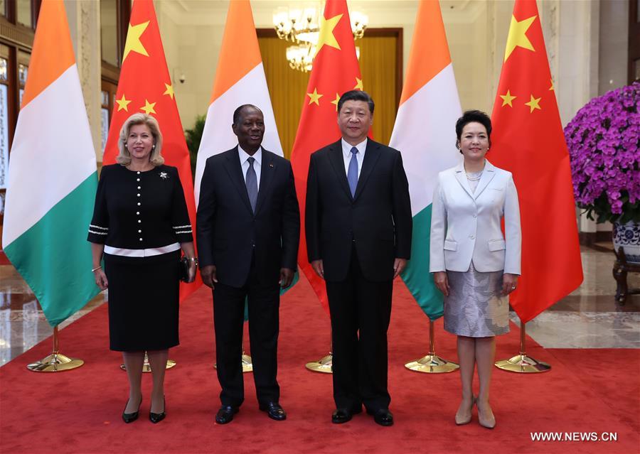 La Chine et la C?te d'Ivoire conviennent de promouvoir les relations bilatérales à un niveau plus élevé