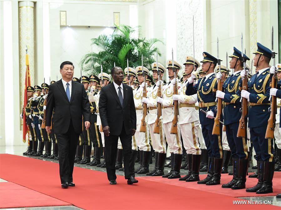 La Chine et la C?te d'Ivoire conviennent de promouvoir les relations bilatérales à un niveau plus élevé