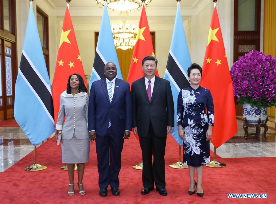 La Chine et le Botswana conviennent d'élever leurs relations à un nouveau niveau