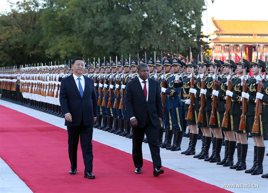 La Chine et l'Angola conviennent de promouvoir leurs relations bilatérales