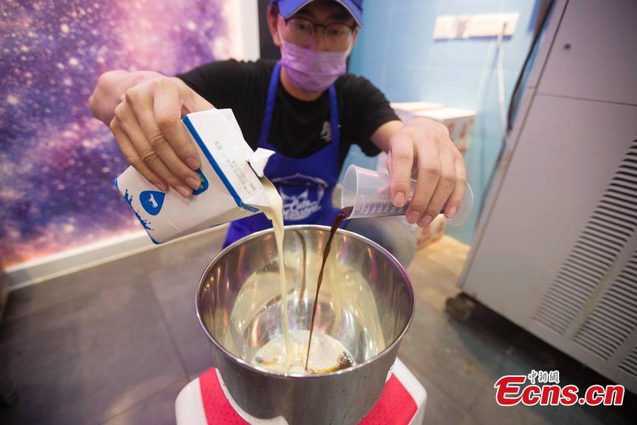 Lancement d'une glace au vinaigre à Taiyuan