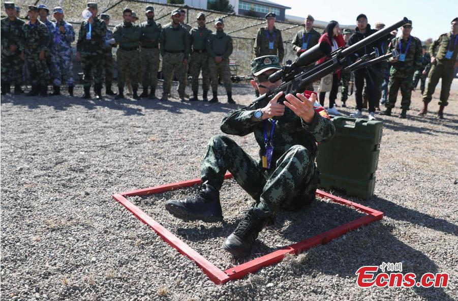 Tenue d'une compétition internationale de tir embusqué à Beijing 