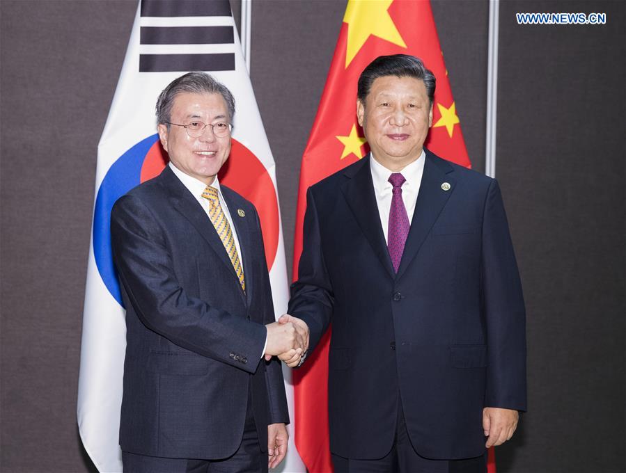 APEC : Xi Jinping rencontre Moon Jae-in au sujet des relations bilatérales et de la situation de la péninsule de Corée