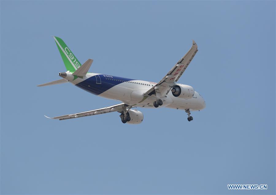 Chine : vol inaugural du 3e prototype de C919