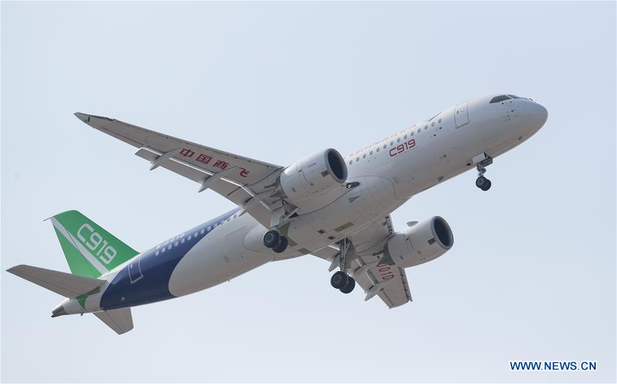 Chine : vol inaugural du 3e prototype de C919