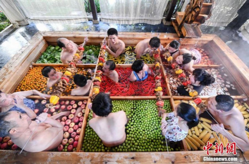 Hangzhou : un h?tel propose un spa aux fruits et légumes pour les touristes