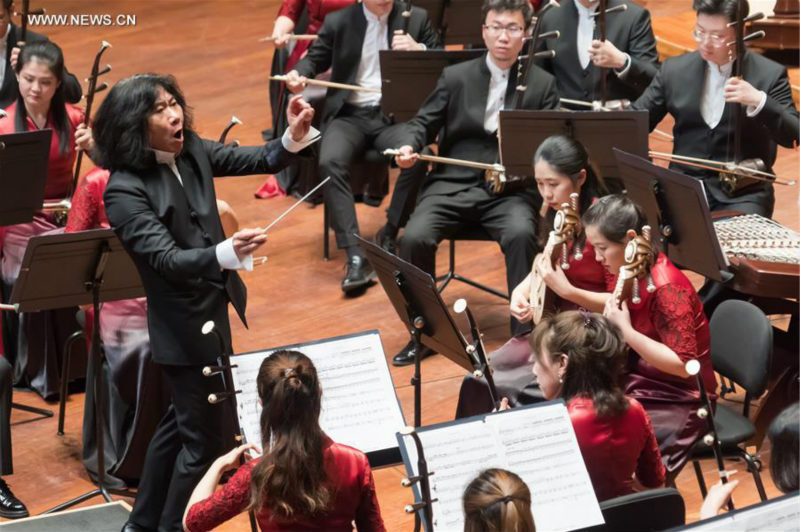 L'Orchestre chinois de Suzhou en représentation à Budapest en Hongrie 