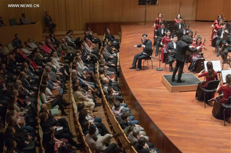 L'Orchestre chinois de Suzhou en représentation à Budapest en Hongrie 