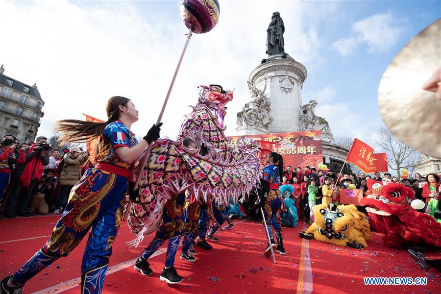 Célébrations du Nouvel An lunaire chinois à Paris 