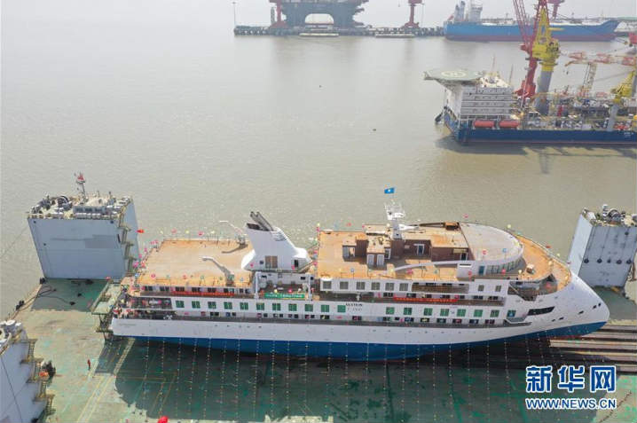 Le premier ? navire de croisière polaire ? fabriqué en Chine testé en mer