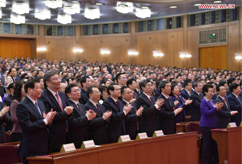 L'organe législatif national chinois tient la réunion de cl?ture de sa session annuelle