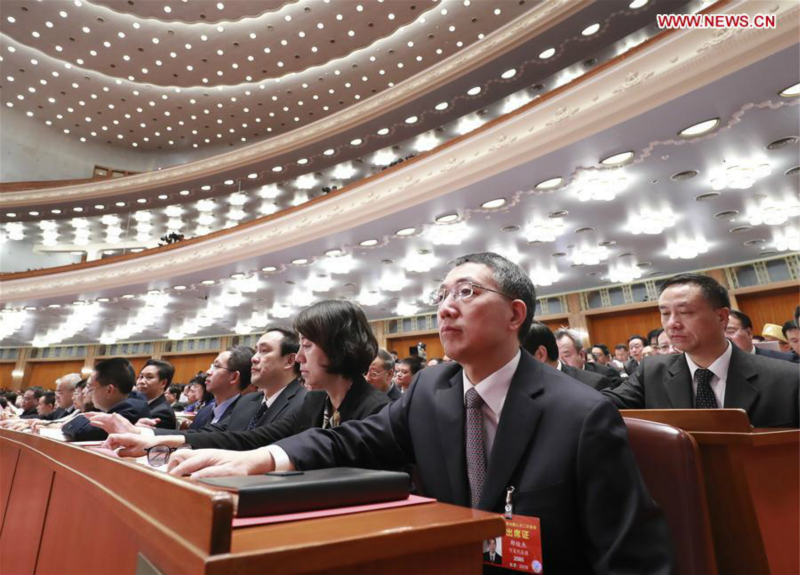 L'organe législatif national chinois tient la réunion de cl?ture de sa session annuelle