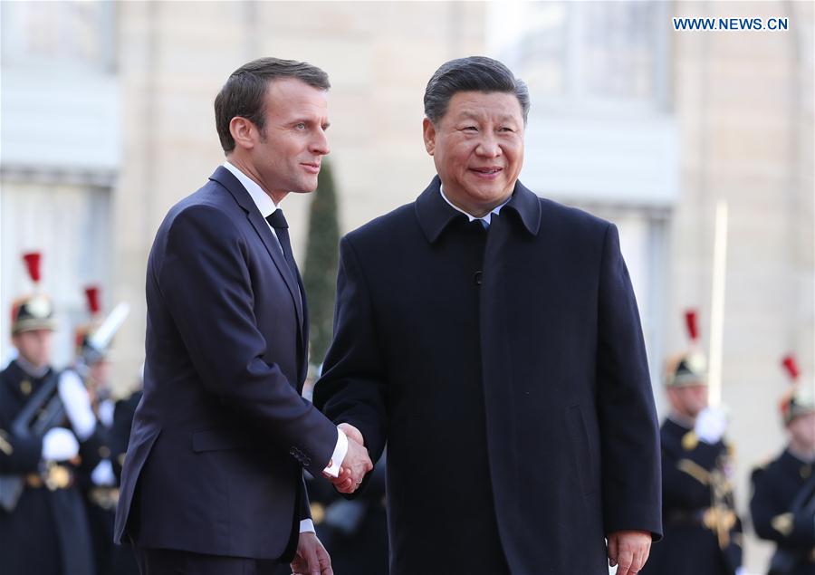 Xi et Macron entendent forger un partenariat sino-fran?ais plus solide, plus stable et plus dynamique