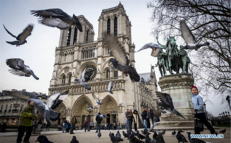 Les photos d'archives de la cathédrale Notre-Dame