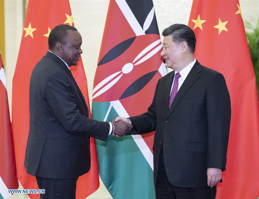 Xi Jinping rencontre le président kenyan