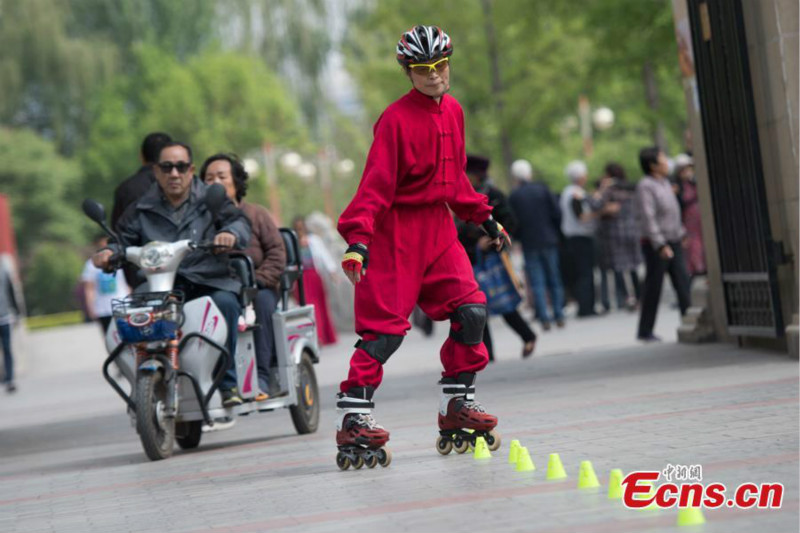 Taiyuan : une mamie de 68 ans passionnée d'activités physiques