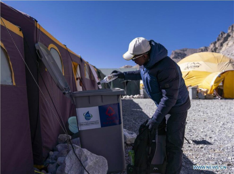 Les camps de base de la face nord de l'Everest