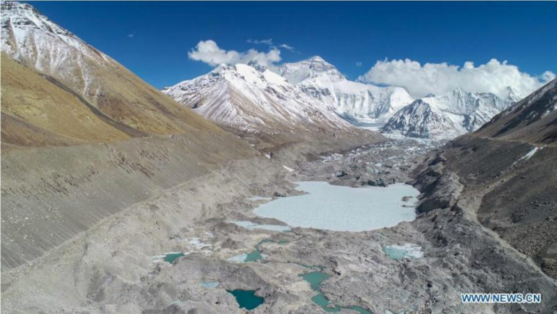 Les camps de base de la face nord de l'Everest