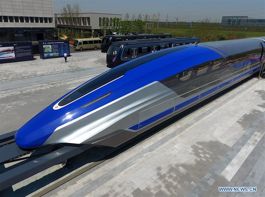 La Chine dévoile le prototype d'un train à sustentation magnétique circulant à 600 km/h