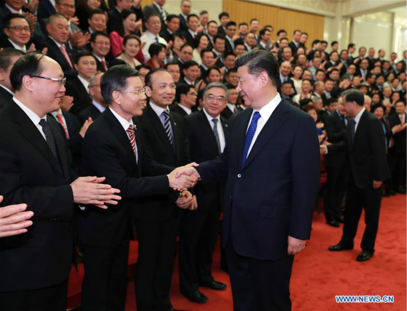 Le président chinois rencontre des représentants des Chinois d'outre-mer