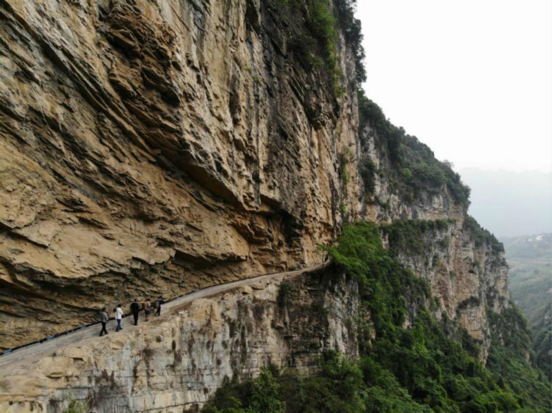 Le canal de la falaise, un paysage incroyable du Guizhou