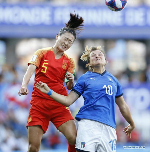 L'Italie arrête la Chine en 8e de finale de la Coupe du monde féminine par 2-0