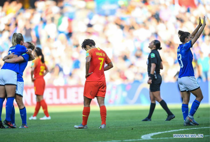 L'Italie arrête la Chine en 8e de finale de la Coupe du monde féminine par 2-0