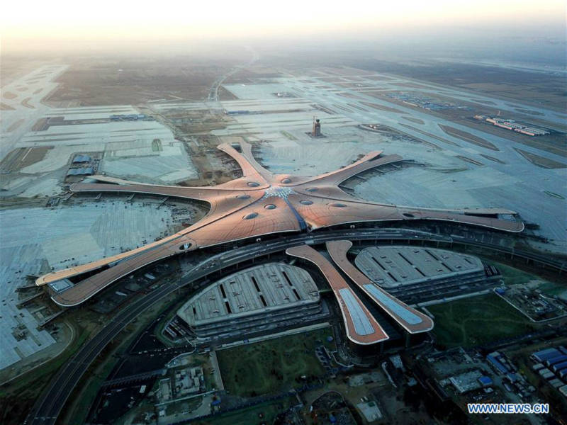 Beijing : fin de la construction du nouvel aéroport international de Daxing