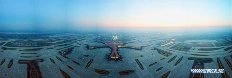 Beijing : fin de la construction du nouvel aéroport international de Daxing