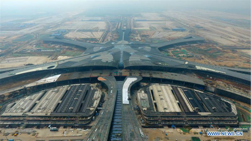 Beijing : fin de la construction du nouvel aéroport international de Daxing