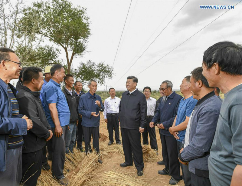 Xi Jinping inspecte un village et une zone de reboisement dans le nord-ouest de la Chine