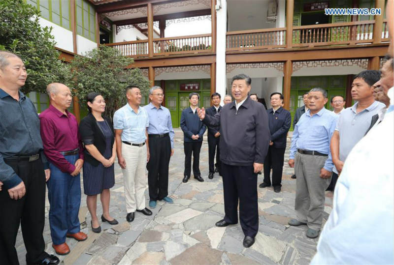 Xi Jinping effectue une tournée d'inspection dans le centre de la Chine