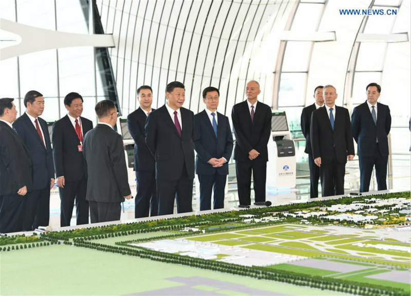 Xi Jinping annonce l'ouverture de l'Aéroport international Daxing de Beijing