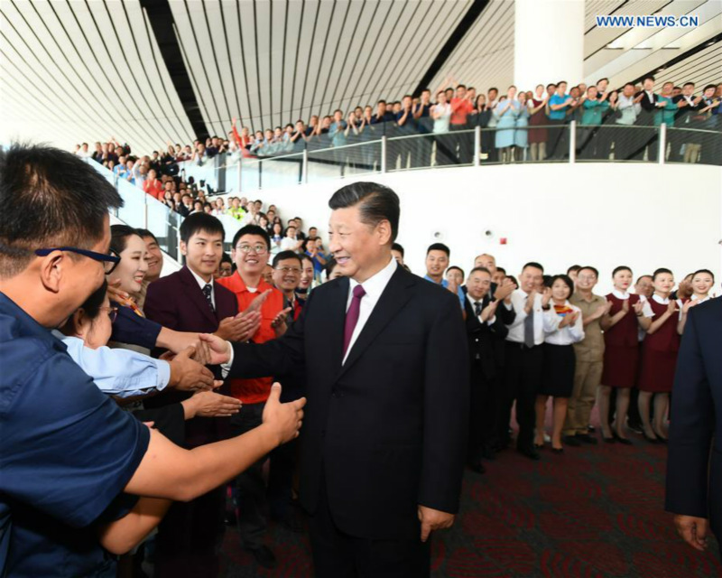 Xi Jinping annonce l'ouverture de l'Aéroport international Daxing de Beijing