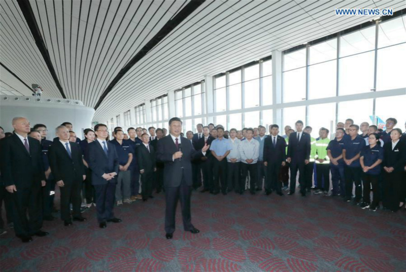 Xi Jinping annonce l'ouverture de l'Aéroport international Daxing de Beijing