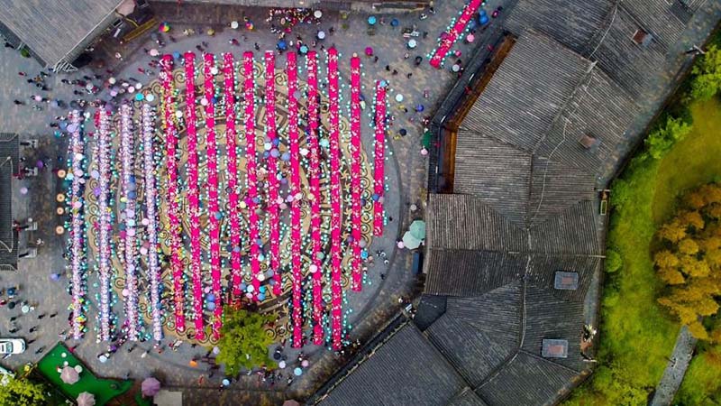 Le banquet le plus long au monde dans le Guizhou