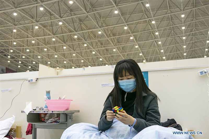 En photos : le ??Salon de Wuhan??, un h?pital temporaire à Wuhan