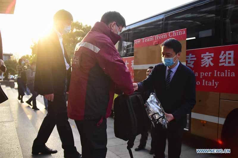 La province chinoise du Zhejiang envoie des experts médicaux en Italie