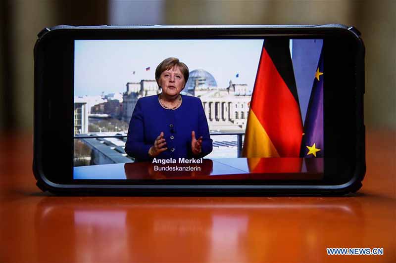 (COVID-19) Angela Merkel appelle les Allemands à la solidarité face au plus grand défi rencontré par le pays depuis des décennies