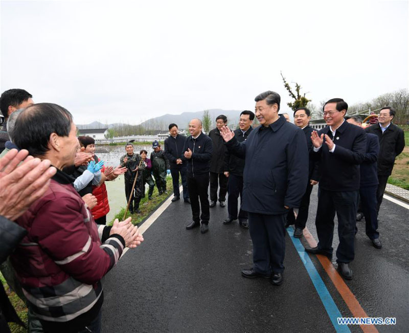 Xi Jinping met l'accent sur la protection de l'environnement lors d'une inspection au Zhejiang