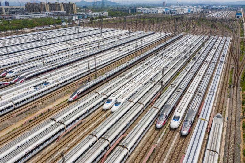 Les chemins de fer à grande vitesse de Wuhan prêts pour la reprise