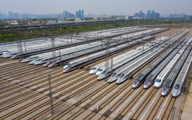 Les chemins de fer à grande vitesse de Wuhan prêts pour la reprise